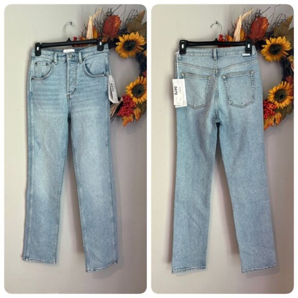 Boyish The DEMPSEY High Rise Slim Straight Stretch Jean Sz 25 in LA PORTA - Picture 2 of 12